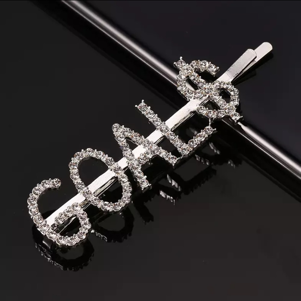 GOAL$ Bling Hair Clip
